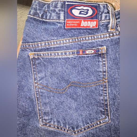 Vintage Y2K BONGO Studded Flare Jeans Rigid Denim Junior's 11 or Women's 10 - Picture 6 of 10